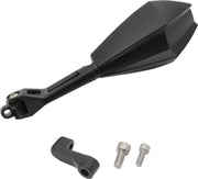 Daytona Aluminium ABS Mirror Black Left Side View