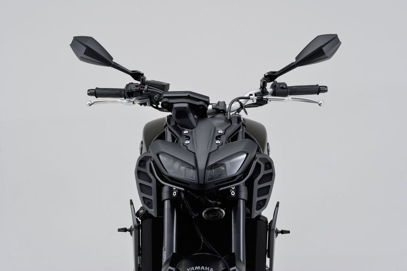 Daytona Aluminium ABS Mirror Black Left Side View