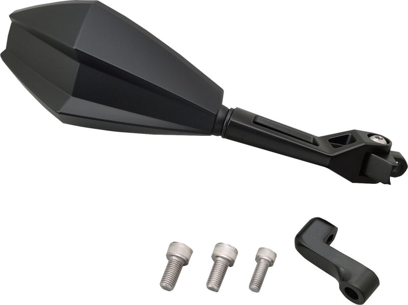 Daytona Aluminium ABS Mirror Black Right Side View