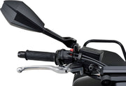 Daytona Aluminium ABS Mirror Black Right Side View Each