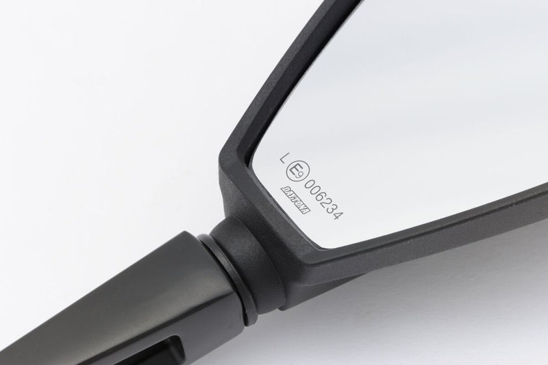 Daytona Aluminium ABS Mirror Black Left Side View Each