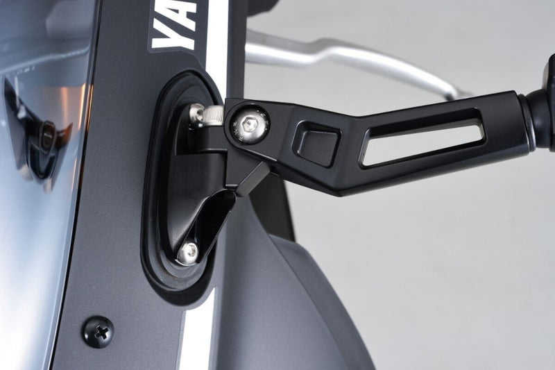 Daytona Aluminium ABS Mirror Black Left Side View Each
