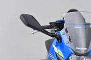 Daytona Aluminium ABS Mirror Black Right Side View Each
