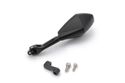 Daytona Aluminium ABS Mirror Black Left Side View