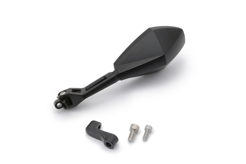 Daytona Aluminium ABS Mirror Black Left Side View