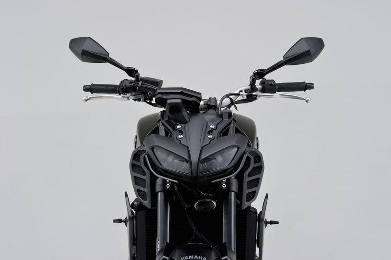 Daytona Aluminium ABS Mirror Black Left Side View Each