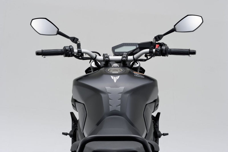 Daytona Aluminium ABS Mirror Black Left Side View Each