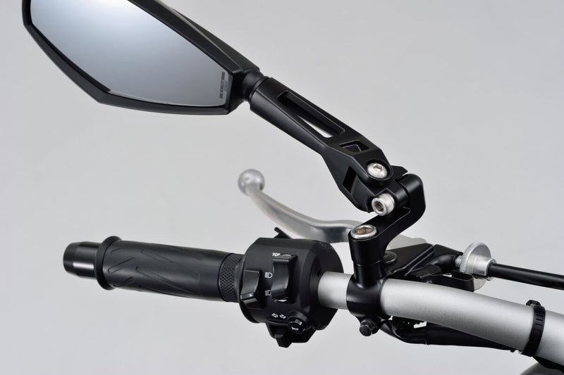 Daytona Aluminium ABS Mirror Black Left Side View Each