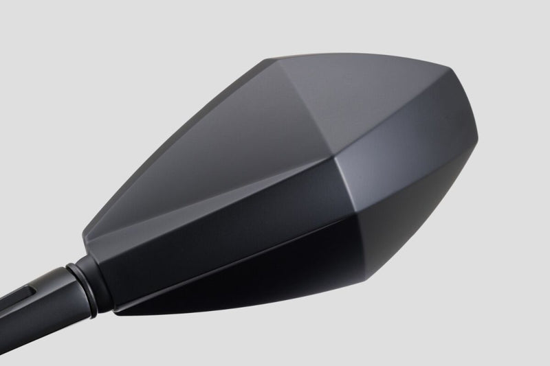 Daytona Aluminium ABS Mirror Black Left Side View Each