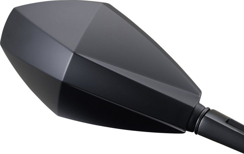 Daytona Aluminium ABS Mirror Black Left Side View Each