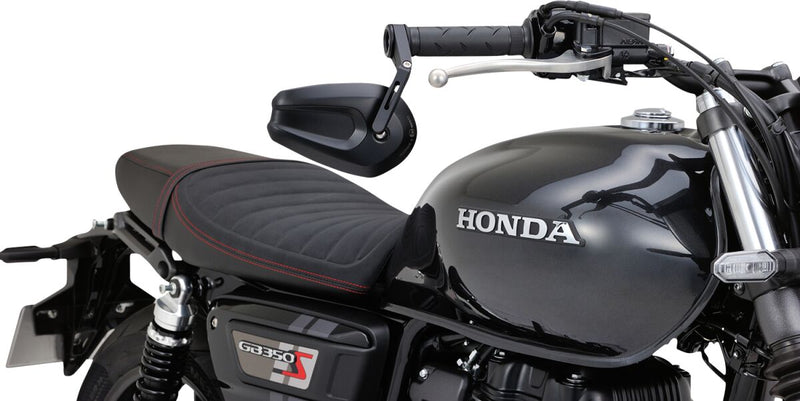 Daytona Bar End Mirror Black Side View Aluminium