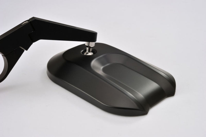 Daytona Bar End Mirror Black Side View Aluminium Each