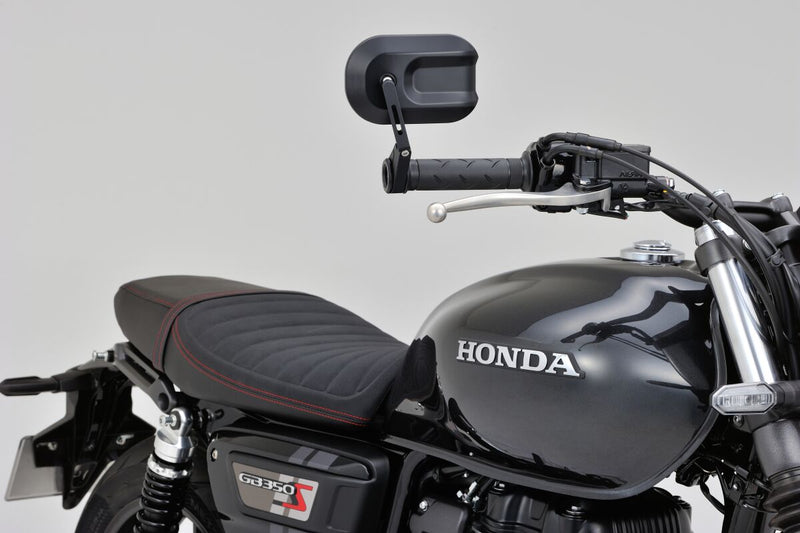 Daytona Bar End Mirror Black Side View Aluminium Each