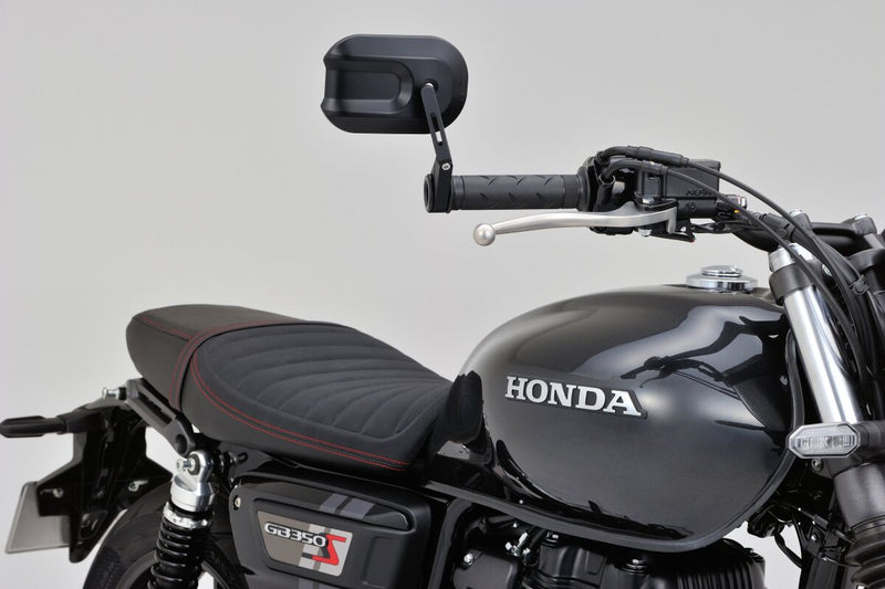 Daytona Bar End Mirror Black Side View Aluminium Each