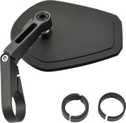 Daytona Bar End Mirror Black Side View Aluminium