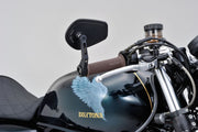 Daytona Bar End Mirror Black Side View Aluminium Each