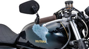 Daytona Bar End Mirror Black Side View Aluminium Each