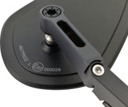 Daytona Bar End Mirror Black Side View Aluminium Each