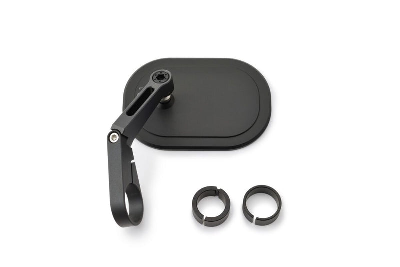 Daytona Bar End Mirror Black Side View Aluminium