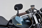 Daytona Bar End Mirror Black Side View Aluminium Each