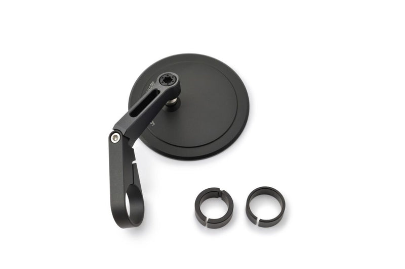 Daytona Bar End Mirror Black Side View Aluminium
