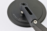Daytona Bar End Mirror Black Side View Aluminium Each
