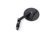 Daytona Handle Bar Clamp Mirror Black Round Handlebar ABS Plastic Nylon