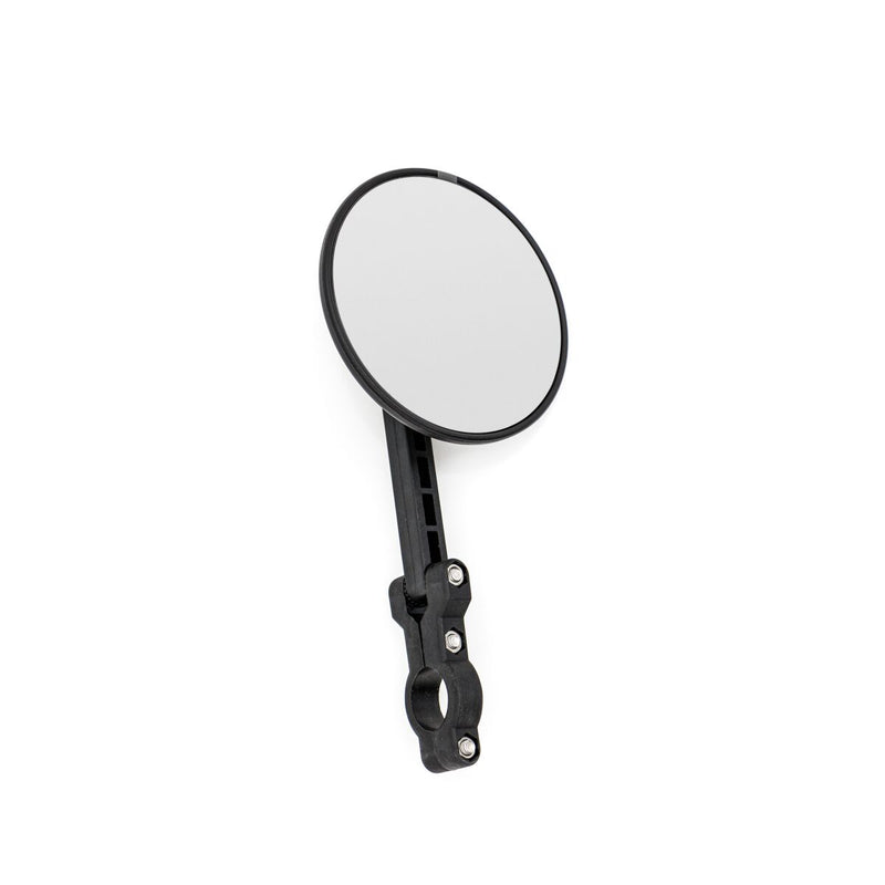Daytona Handle Bar Clamp Mirror Black Round Handlebar ABS Plastic Nylon Each