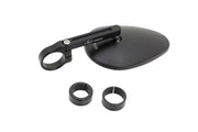 Daytona Aluminium Bar End Mirror Black Left Right Side View