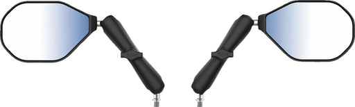 RAM Mounts Tough-Mirror™ Kit with M10-1.25 Bases - Long Arm Black Powder-Coated Left Right Ball and Socket Side View Aluminium Composite