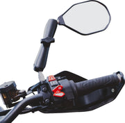 RAM Mounts Tough-Mirror™ Right Mirror with Ball Black Double Ball and Socket Side View Composite Stainless Steel Kit #RAM-B-465RU