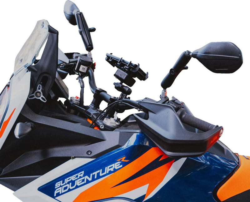 RAM Mounts Tough-Mirror™ Left/Right Mirrors without Ball Black Ball and Socket Side View Composite Kit