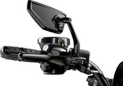 Ciro Chicane Mirror Black Left Right Side View Aluminium Pair