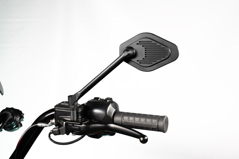 Drag Specialties Adjustable Mirror Short Stem (12 cm) Black Edition Left Handlebar Aluminium Each