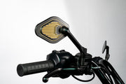 Drag Specialties Adjustable Mirror Long Stem (18 cm) Black & Gold Edition Right Handlebar Aluminium Each