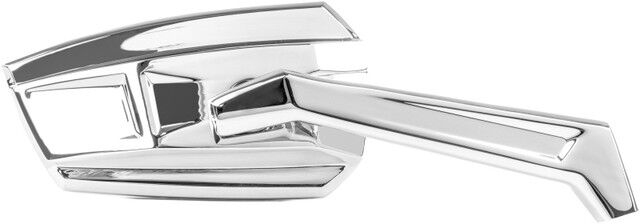 Kuryakyn Enygma Mirrors Chrome Handlebar Pair