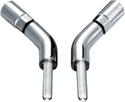 Kuryakyn Mirror Stem Extenders Chrome Left Right Pair