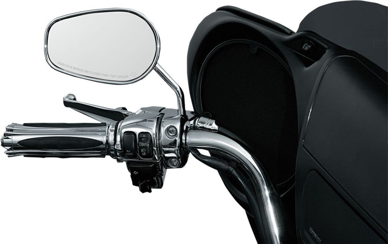 Kuryakyn Mirror Stem Extenders Chrome Left Right Pair
