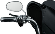 Kuryakyn Mirror Stem Extenders Chrome Left Right Pair #KUR1444