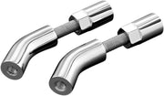 Kuryakyn Mirror Stem Extenders Chrome Left Right Pair #KUR1444