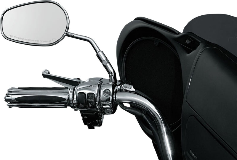 Kuryakyn Mirror Stem Extenders Chrome Left Right Pair #KUR1444