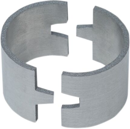 Kuryakyn Accessory Mount Adaptor For 7/8 Inch Handlebars In Silver Raw
