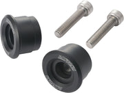 Daytona Bar End Mirror Adapter Black Handlebar End Pair
