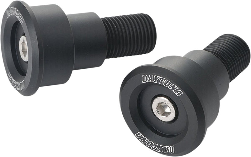 Daytona Bar End Mirror Adapter Black Handlebar End Pair