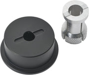 Daytona Bar End Mirror Adapter Black Handlebar End Pair