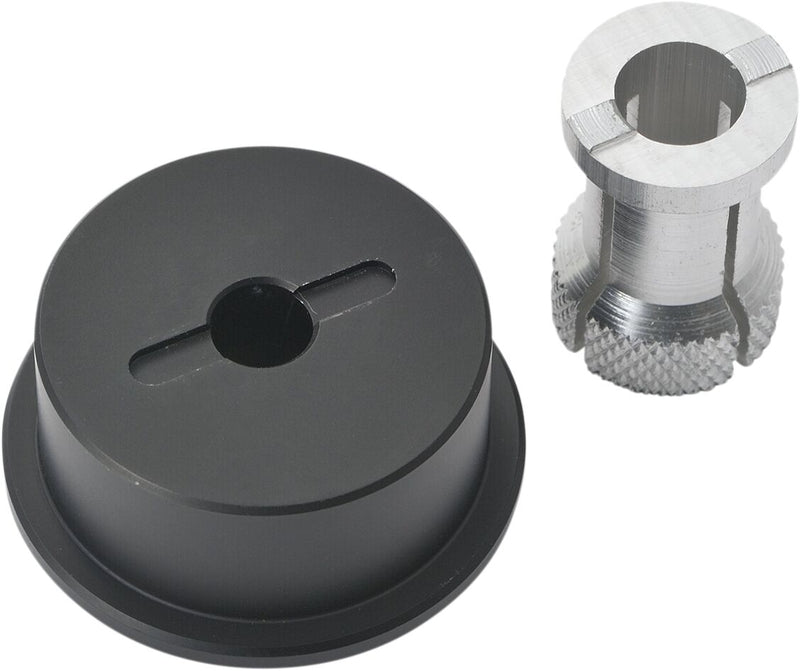 Daytona Bar End Mirror Adapter Black Handlebar End Pair