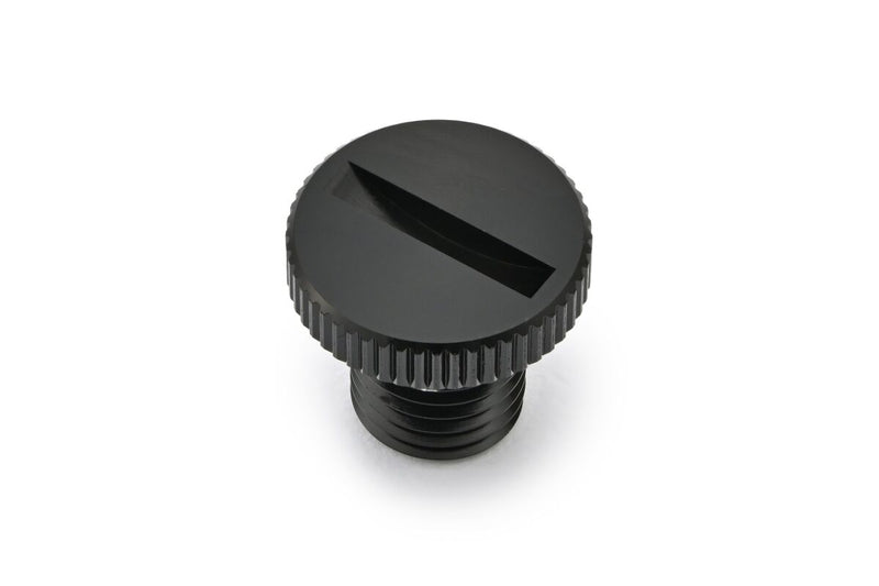 Daytona Mirror Plug Bolt Hole Plug Black Thread Left Aluminium