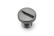Daytona Mirror Plug Bolt Hole Plug Grey Thread Left Aluminium