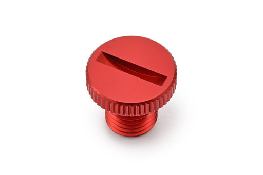 Daytona Mirror Plug Bolt Hole Plug Red Thread Right Aluminium