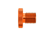 Daytona Mirror Plug Bolt Hole Plug Orange Thread Left Aluminium Each